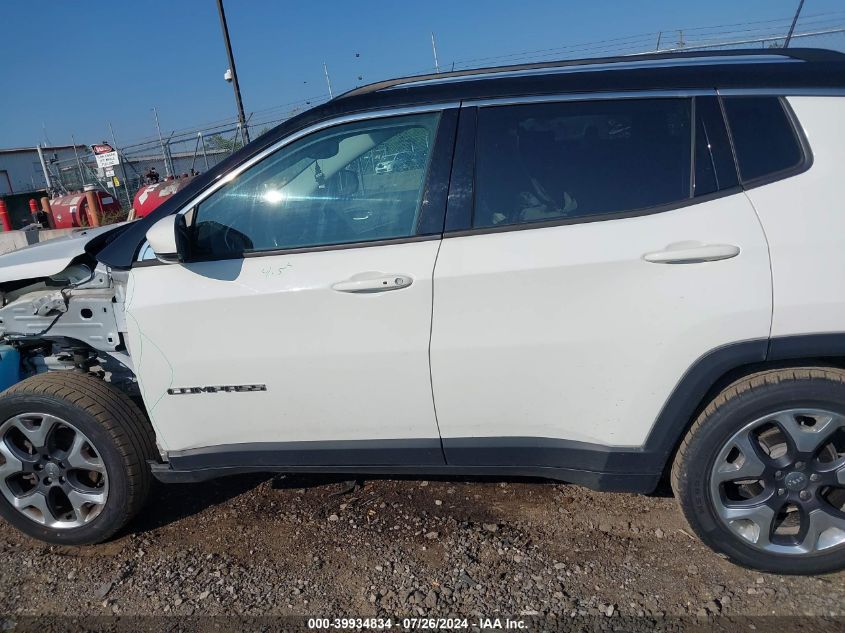 2018 Jeep Compass Limited VIN: 3C4NJDCB9JT330103 Lot: 39934834