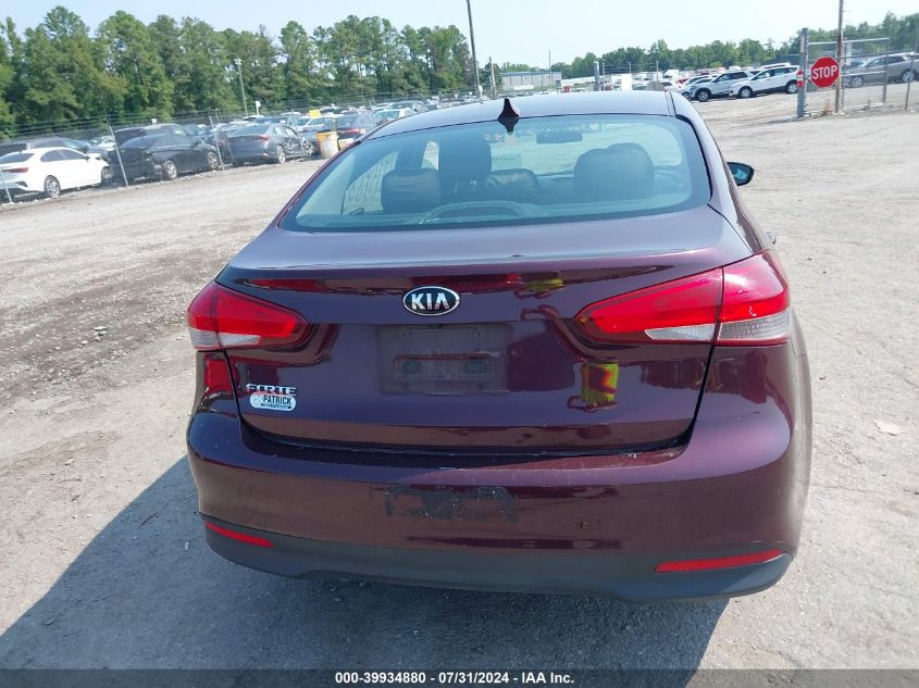 2017 Kia Forte Lx VIN: 3KPFL4A79HE038463 Lot: 39934880