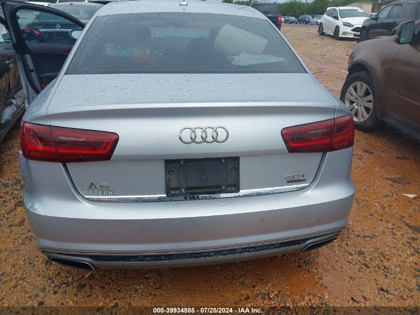 2016 Audi A6 Premium Plus VIN: WAUGFAFC1GN043809 Lot: 39934885