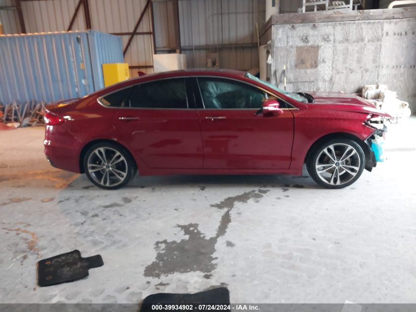 2019 Ford Fusion Titanium VIN: 3FA6P0D90KR153114 Lot: 39934902