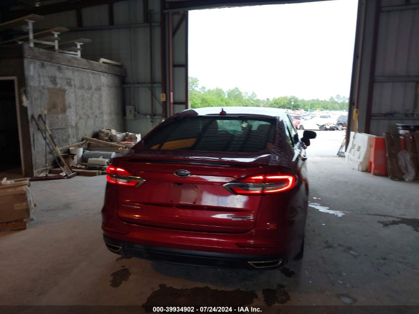 2019 Ford Fusion Titanium VIN: 3FA6P0D90KR153114 Lot: 39934902