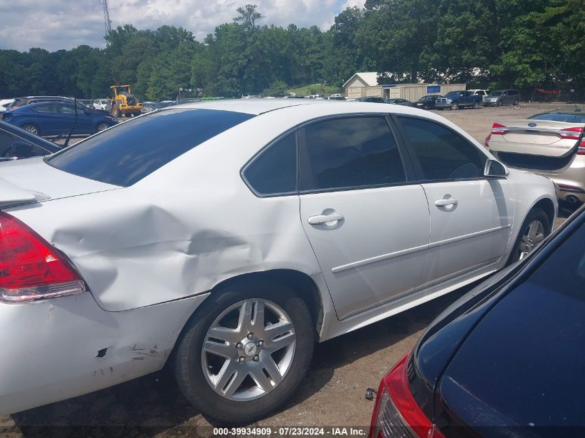 2012 Chevrolet Impala Lt VIN: 2G1WG5E33C1185099 Lot: 39934909