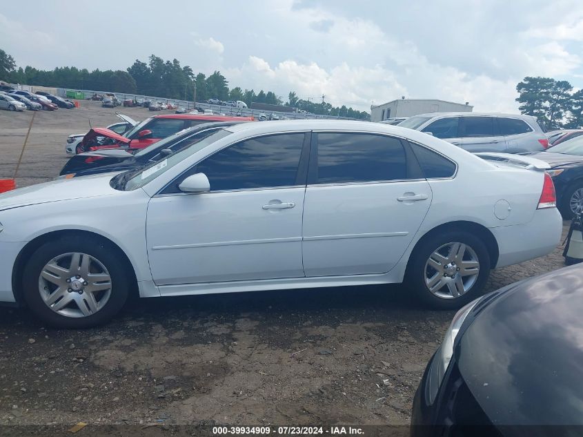 2012 Chevrolet Impala Lt VIN: 2G1WG5E33C1185099 Lot: 39934909