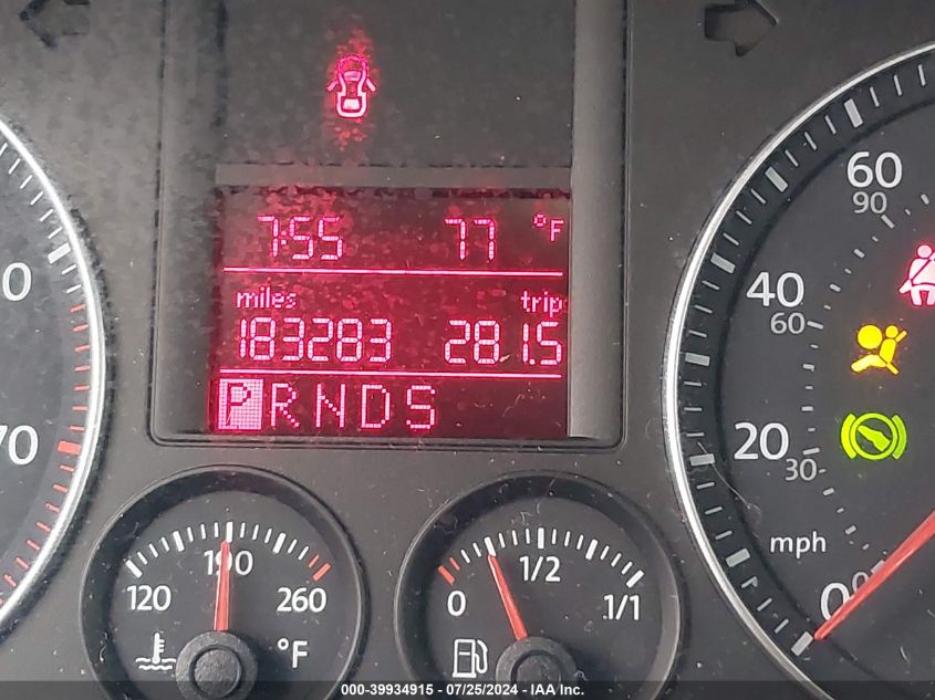 2008 Volkswagen Jetta Se/Sel VIN: 3VWRM71K68M114417 Lot: 39934915