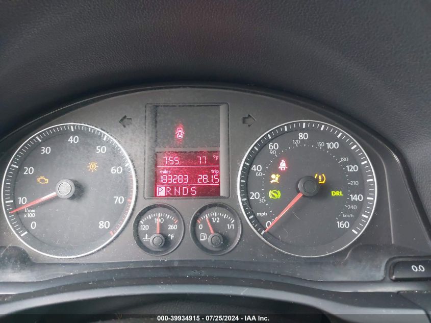 2008 Volkswagen Jetta Se/Sel VIN: 3VWRM71K68M114417 Lot: 39934915