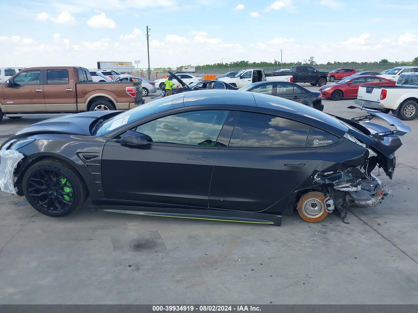 2021 Tesla Model 3 Standard Range Plus Rear-Wheel Drive VIN: 5YJ3E1EA8MF100733 Lot: 39934919