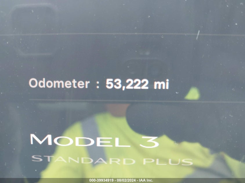 2021 Tesla Model 3 Standard Range Plus Rear-Wheel Drive VIN: 5YJ3E1EA8MF100733 Lot: 39934919