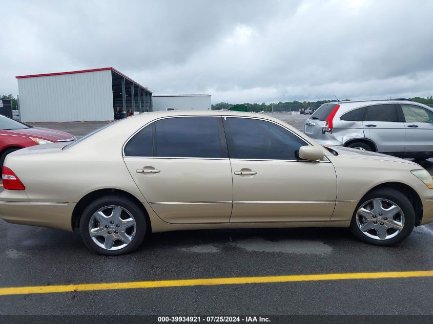 2005 Lexus Ls 430 VIN: JTHBN36F855018066 Lot: 39934921