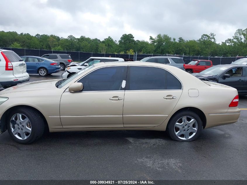 2005 Lexus Ls 430 VIN: JTHBN36F855018066 Lot: 39934921