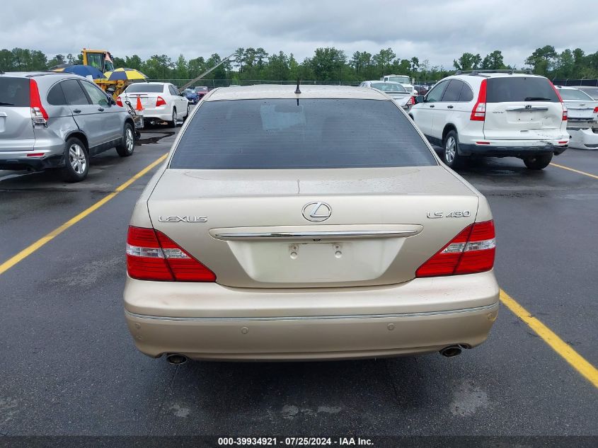 2005 Lexus Ls 430 VIN: JTHBN36F855018066 Lot: 39934921