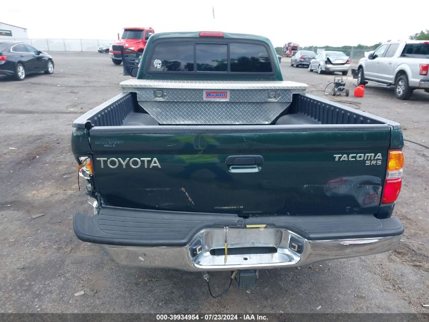 2001 Toyota Tacoma VIN: 5TEVL52N41Z850914 Lot: 39934954