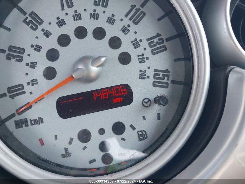 2008 Mini Cooper VIN: WMWRF33558TG19489 Lot: 39934959