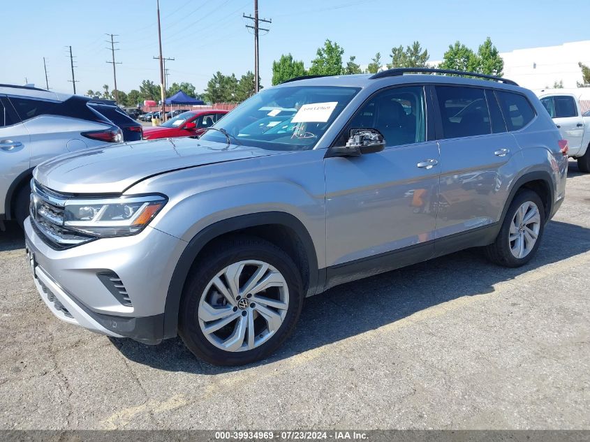 2022 Volkswagen Atlas 3.6L V6 Se W/Technology VIN: 1V2KR2CA6NC549639 Lot: 39934969