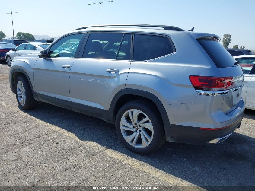 2022 Volkswagen Atlas 3.6L V6 Se W/Technology VIN: 1V2KR2CA6NC549639 Lot: 39934969