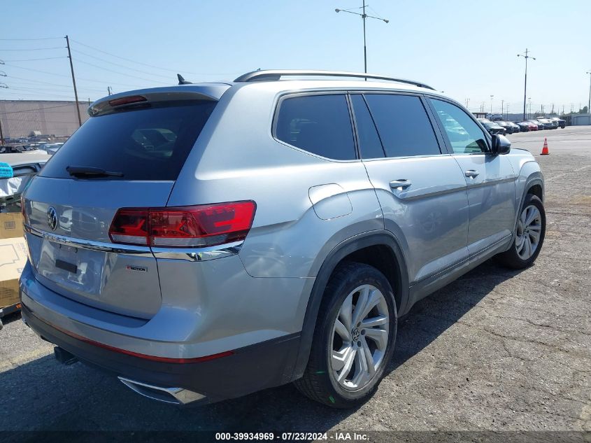 2022 Volkswagen Atlas 3.6L V6 Se W/Technology VIN: 1V2KR2CA6NC549639 Lot: 39934969