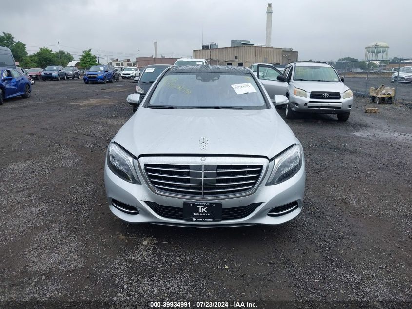 2015 Mercedes-Benz S 550 4Matic VIN: WDDUG8FB5FA111379 Lot: 39934991