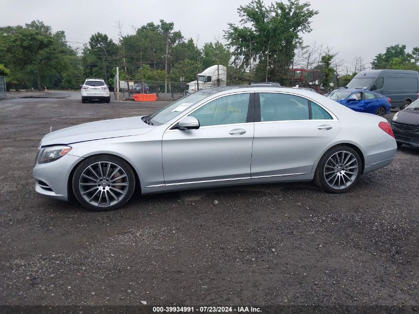 2015 Mercedes-Benz S 550 4Matic VIN: WDDUG8FB5FA111379 Lot: 39934991