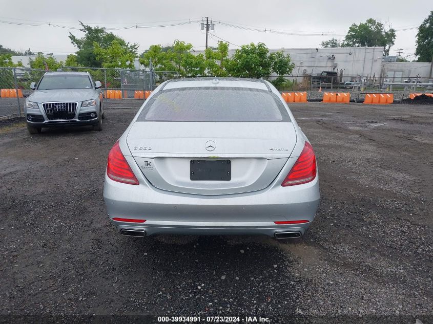 2015 Mercedes-Benz S 550 4Matic VIN: WDDUG8FB5FA111379 Lot: 39934991