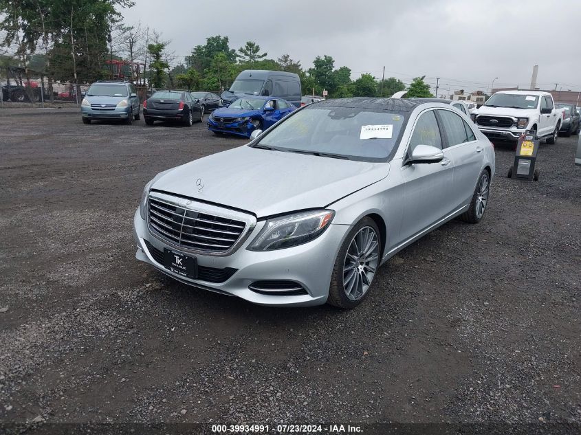 2015 Mercedes-Benz S 550 4Matic VIN: WDDUG8FB5FA111379 Lot: 39934991