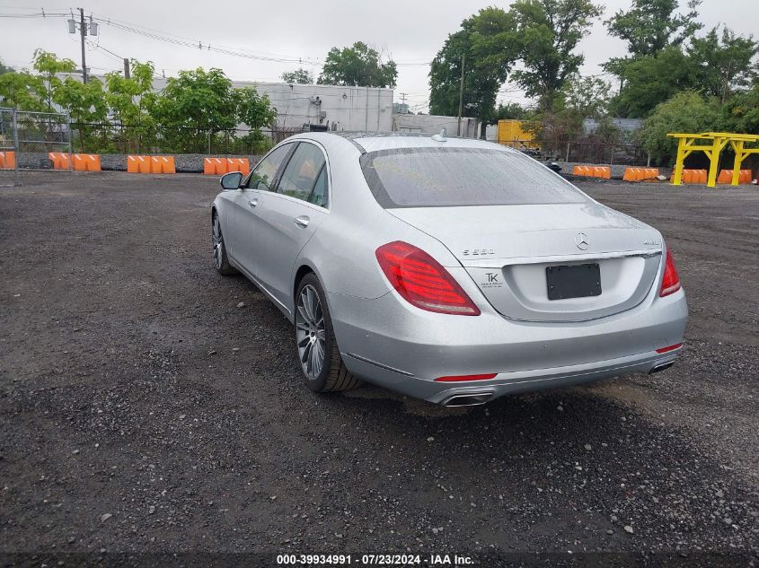 2015 Mercedes-Benz S 550 4Matic VIN: WDDUG8FB5FA111379 Lot: 39934991