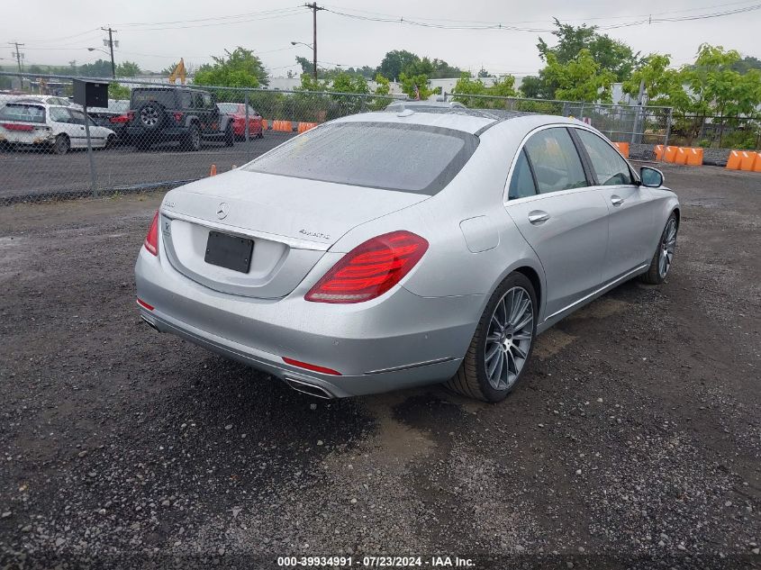 2015 Mercedes-Benz S 550 4Matic VIN: WDDUG8FB5FA111379 Lot: 39934991