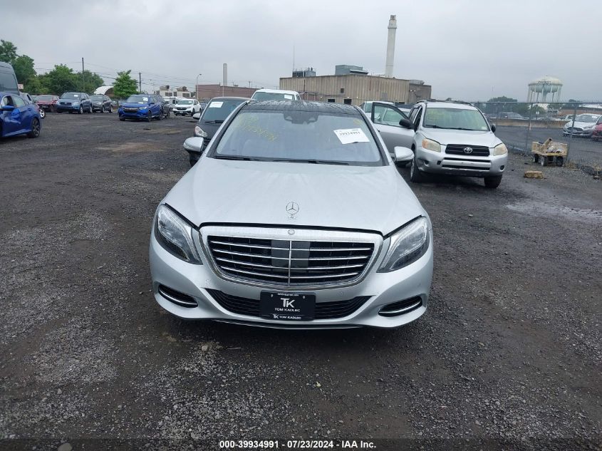 2015 Mercedes-Benz S 550 4Matic VIN: WDDUG8FB5FA111379 Lot: 39934991