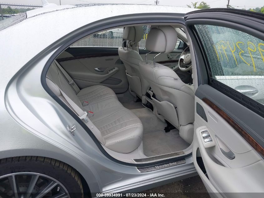 2015 Mercedes-Benz S 550 4Matic VIN: WDDUG8FB5FA111379 Lot: 39934991