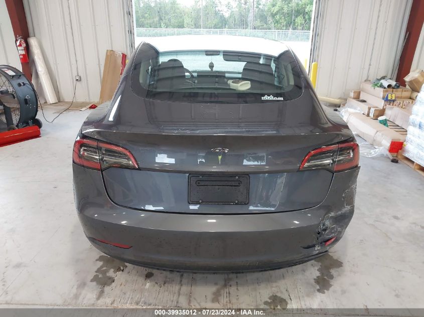 2023 Tesla Model 3 Rear-Wheel Drive VIN: 5YJ3E1EA6PF698695 Lot: 39935012