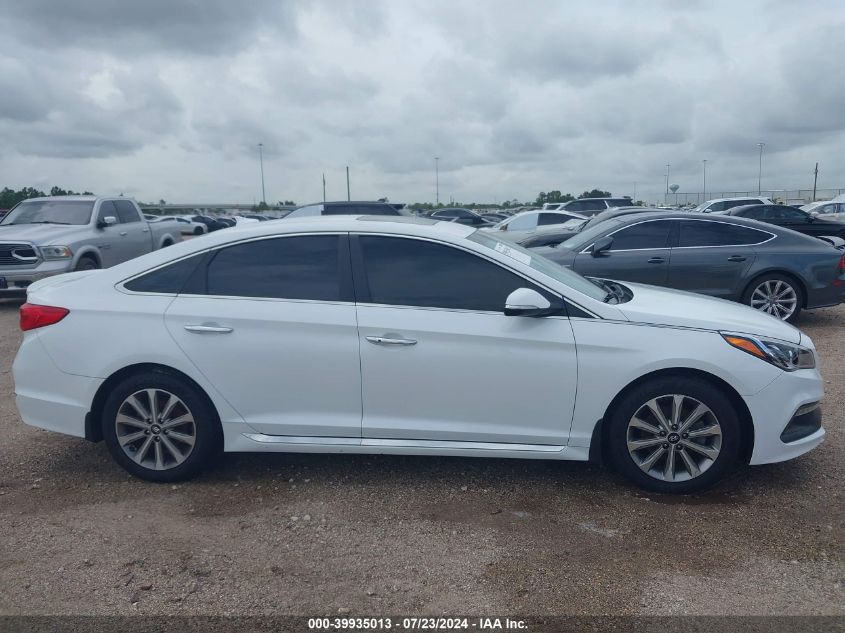 2016 Hyundai Sonata Limited VIN: 5NPE34AF7GH303801 Lot: 39935013