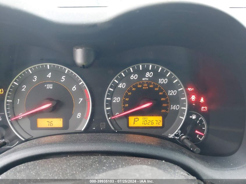 2010 Toyota Corolla S VIN: 2T1BU4EE3AC411599 Lot: 39935103