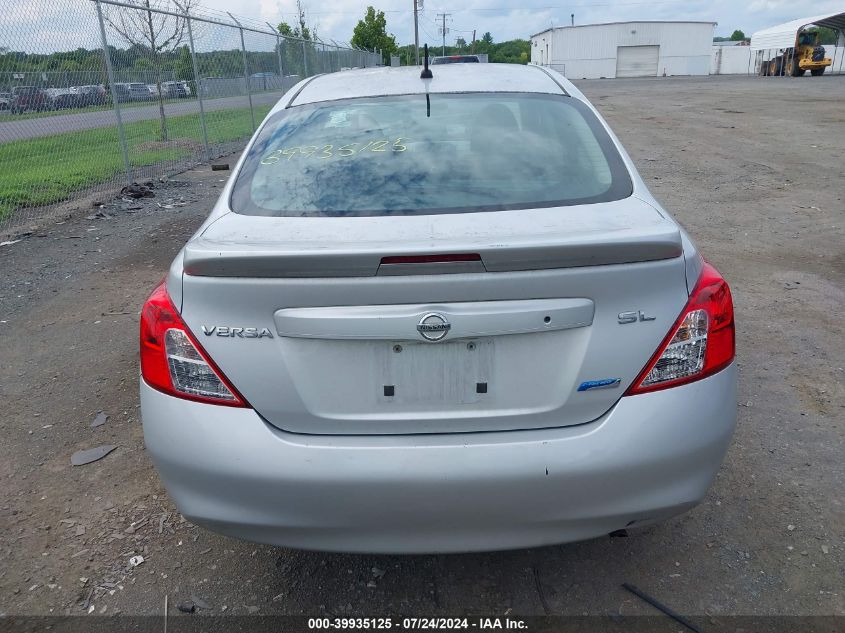 2013 Nissan Versa 1.6 Sl VIN: 3N1CN7AP2DL824385 Lot: 39935125