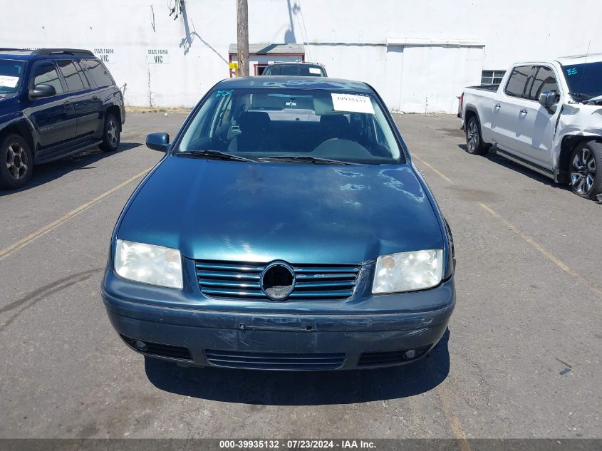 2001 Volkswagen Jetta Gl VIN: 3VWRK69M01M129183 Lot: 39935132