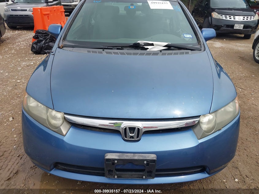 2007 Honda Civic Lx VIN: 2HGFA16507H510596 Lot: 39935157