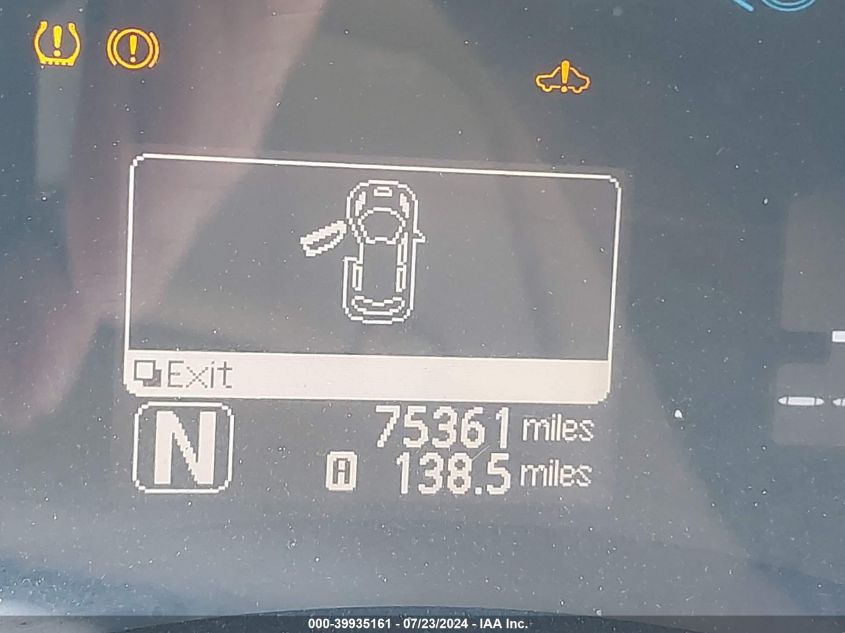 2012 Nissan Leaf Sv/Sl VIN: JN1AZ0CP3CT017562 Lot: 39935161