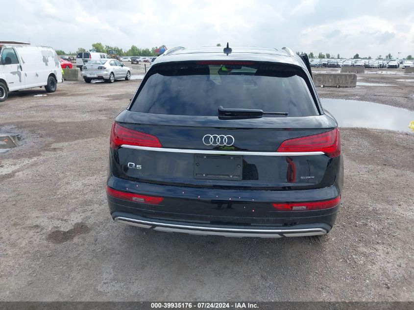 2021 Audi Q5 Premium 45 Tfsi Quattro S Tronic VIN: WA1AAAFY2M2067384 Lot: 39935176