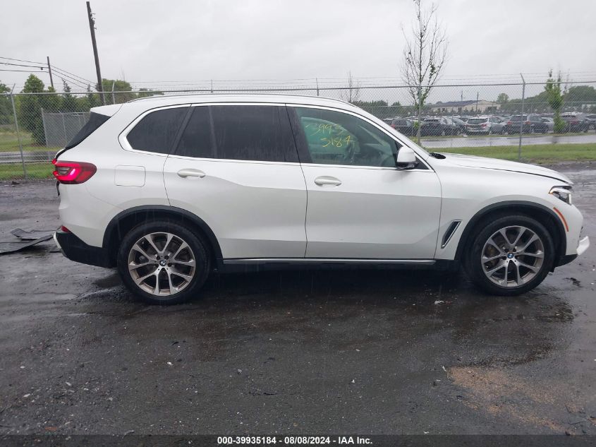 2021 BMW X5 Sdrive40I VIN: 5UXCR4C00M9F53692 Lot: 39935184