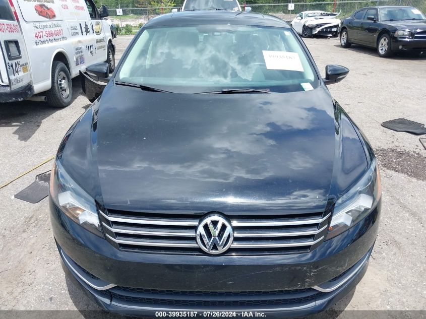 2012 Volkswagen Passat Se VIN: 1VWBH7A37CC013041 Lot: 39935187