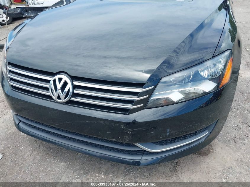 2012 Volkswagen Passat Se VIN: 1VWBH7A37CC013041 Lot: 39935187