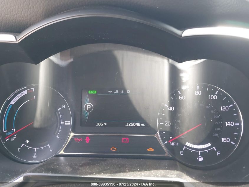 2016 Kia Optima Hybrid Hybrid VIN: KNAGM4AD5G5096519 Lot: 39935198