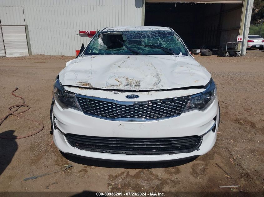 2018 Kia Optima Ex VIN: 5XXGU4L39JG256119 Lot: 39935209
