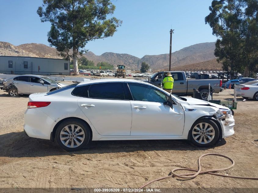 2018 Kia Optima Ex VIN: 5XXGU4L39JG256119 Lot: 39935209