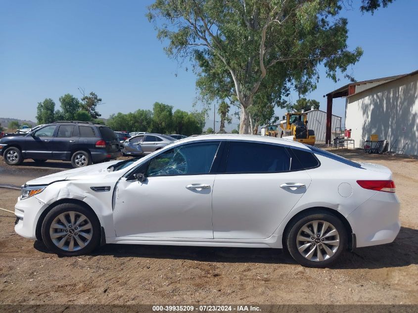 2018 Kia Optima Ex VIN: 5XXGU4L39JG256119 Lot: 39935209