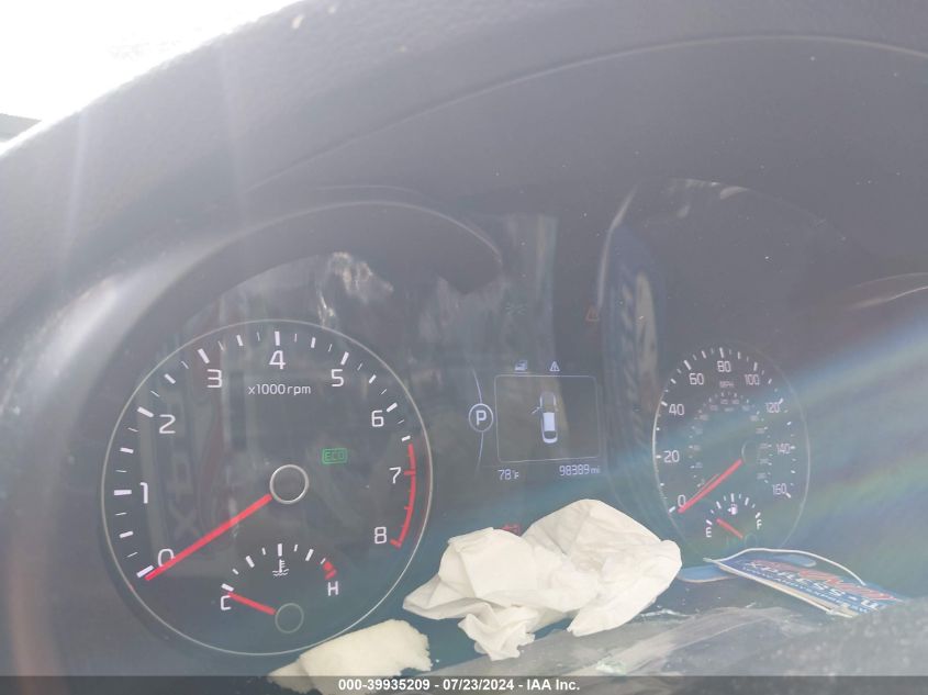 2018 Kia Optima Ex VIN: 5XXGU4L39JG256119 Lot: 39935209