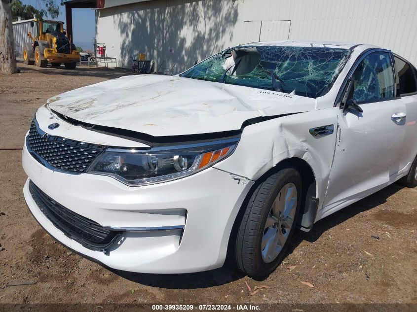 2018 Kia Optima Ex VIN: 5XXGU4L39JG256119 Lot: 39935209