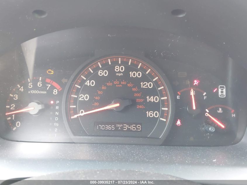 2005 Honda Accord 2.4 Ex VIN: 1HGCM72695A000111 Lot: 39935217