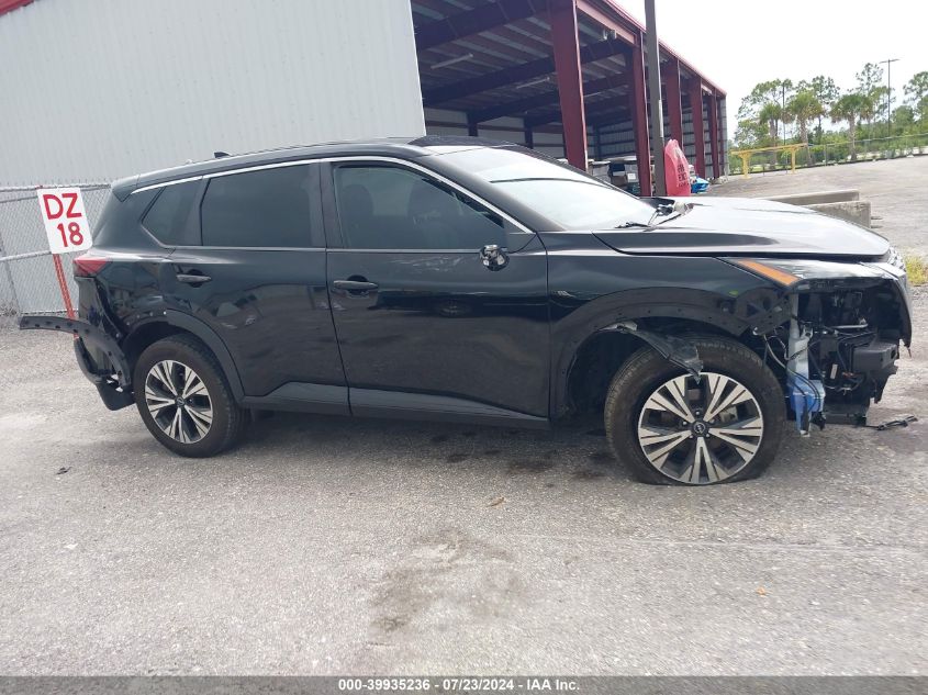 2022 Nissan Rogue Sv Fwd VIN: 5N1BT3BA7NC688393 Lot: 39935236