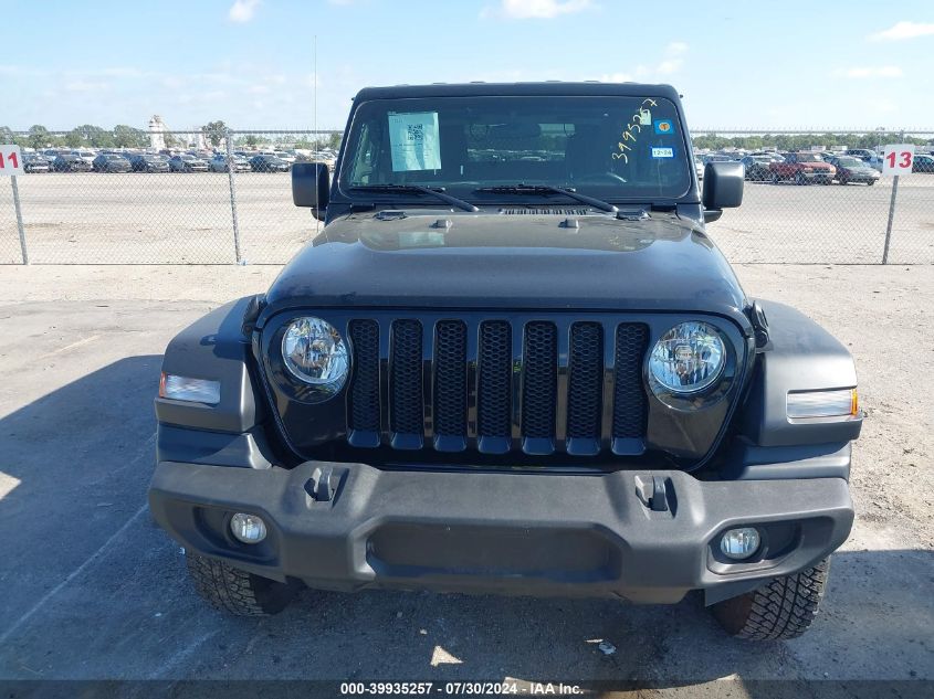 2021 Jeep Wrangler Sport S 4X4 VIN: 1C4GJXAN1MW714625 Lot: 39935257