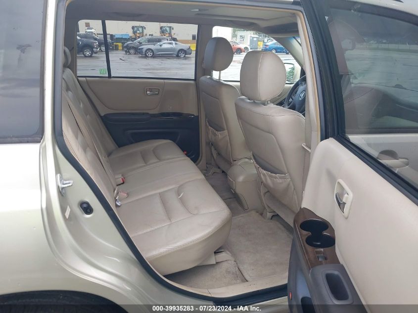 2002 Toyota Highlander Limited V6 VIN: JTEHF21A620089205 Lot: 39935283