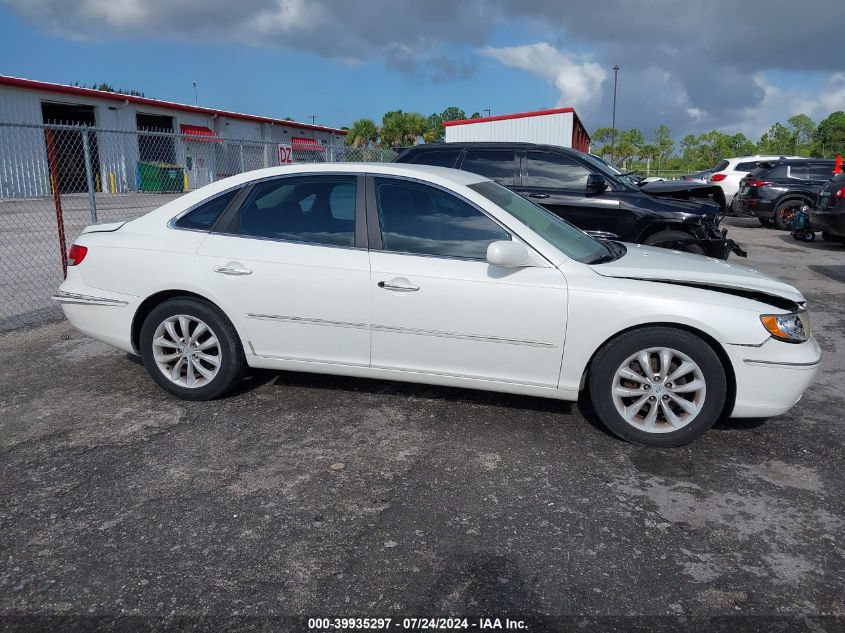 2007 Hyundai Azera Se/Limited VIN: KMHFC46F87A144979 Lot: 39935297