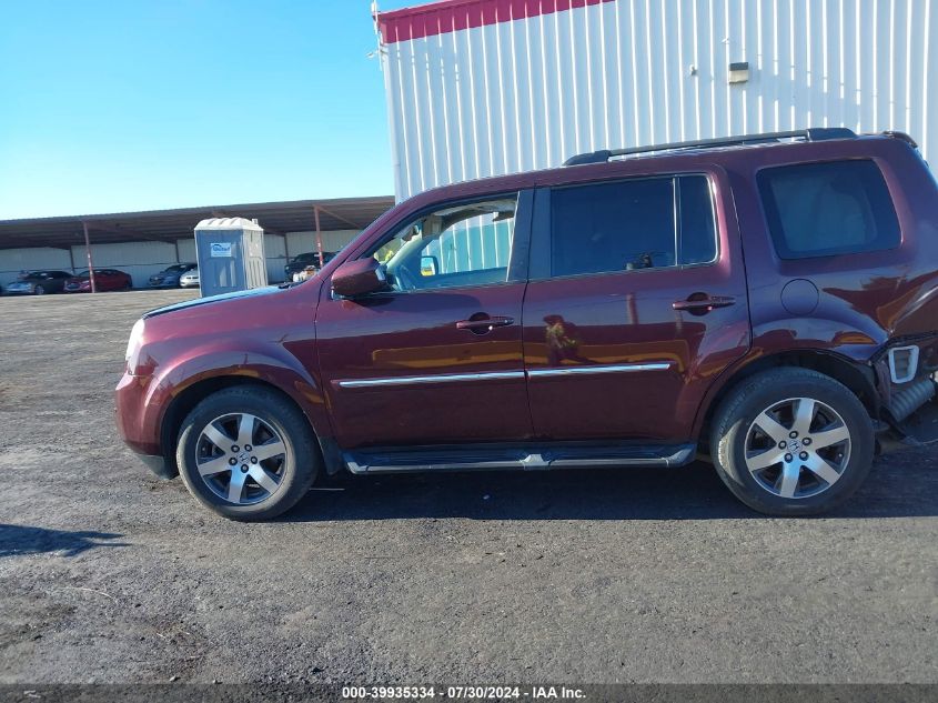 2012 Honda Pilot Touring VIN: 5FNYF4H90CB065528 Lot: 39935334